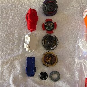 Ultimate Spin Battle Set with Red, White, Blue, and Gold Spinners